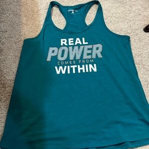 Orange Theory Tank Top and Orange Theory light sweatshirt - both M